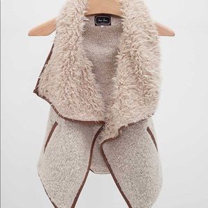 Love Tree Faux Leather Vest